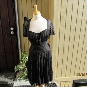 #773  NEW WOMAN'S BLACK LACE DRESS BY J.S. COLLECTION  (SIZE 16)